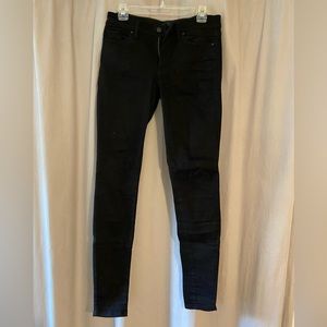 Uniqlo skinny black jeans size27